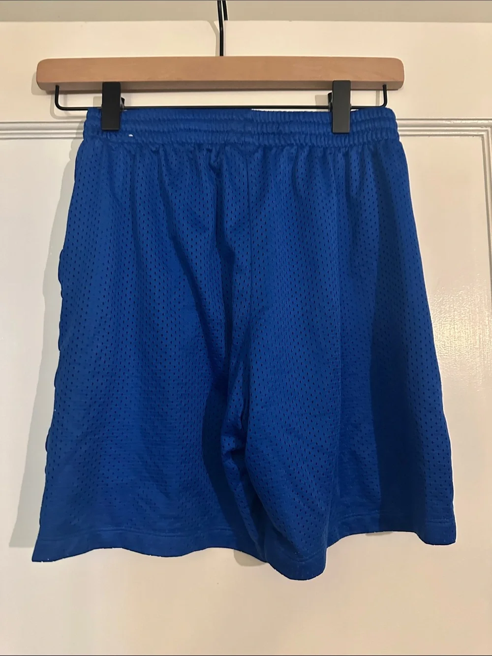 Nike Boys Royal Blue Mesh Shorts with White Swoosh